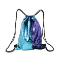 Shifting color sequins Sports bag Drawstring bag